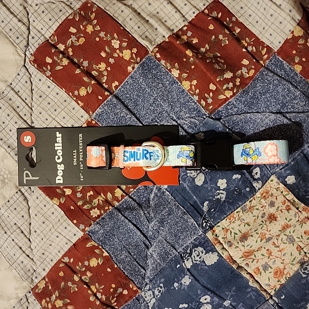 Perri's Smurfs Smurfette Dog Collar Large